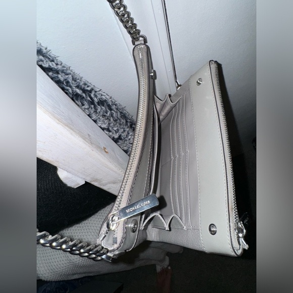 Michael Kors Double-Zip Pebble Leather Crossbody - Picture 5 of 5